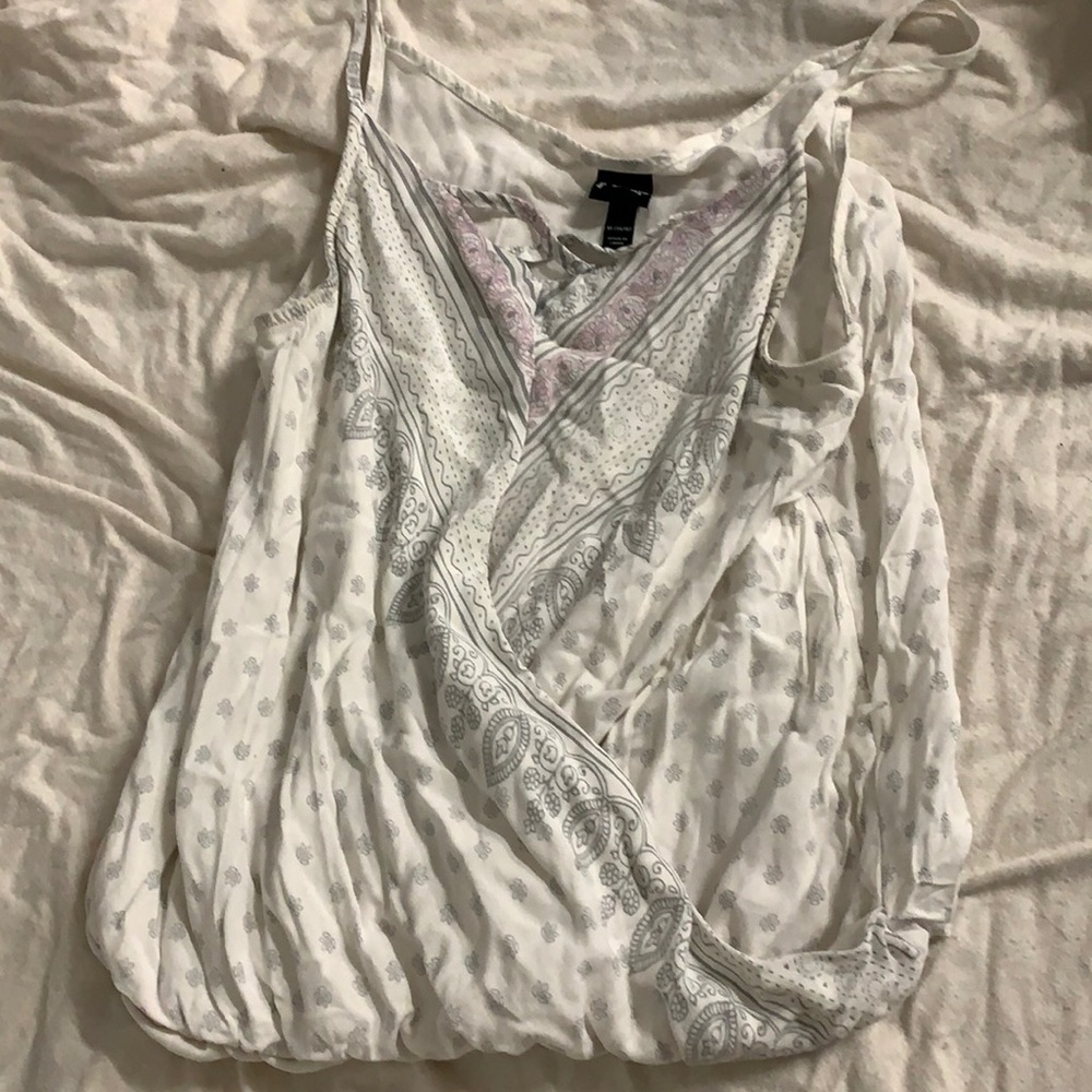 White shirt w/ cool print